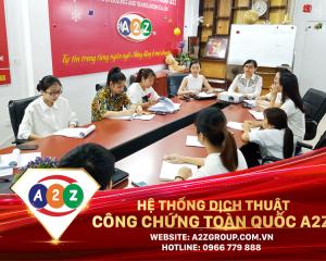 Dịch Hợp Đồng Tiếng Hàn Tại A2Z Huyện Nghĩa Hành